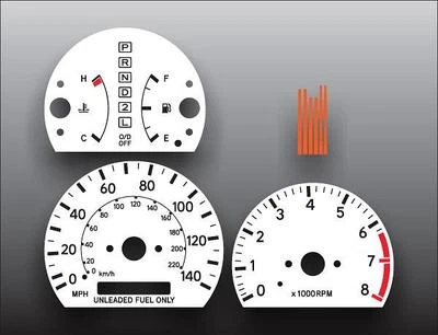 White Face Gauges for 1997-2001 Toyota Camry - Image 1 of 4