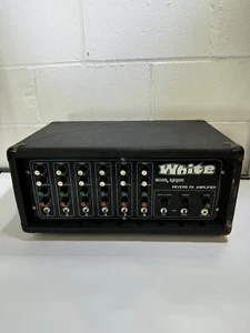 White Matamp Tour Range PA 160 Reverb Amplifier - Picture 1 of 12