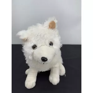 Unipak Plush White Wolf Realistic Dog Husky 10" Winter Dog 2011 - Picture 1 of 12