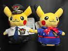 Pokemon Store Limited Pilot Pikachu New Chitose Airpo Male Female Pair Plush Tag