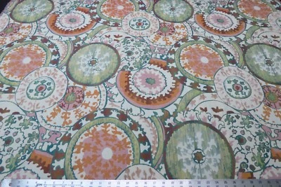 TFA Modern Mosaic Bohemian Medallions Upholstery Tapestry Circles Geometric - Image 1 of 4