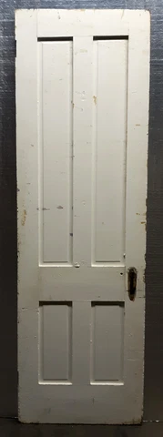 24"x80" Antique Vintage Old Victorian Wood Wooden Interior Closet Pantry Door Cover