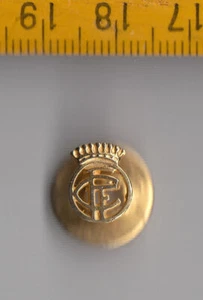 Vintage enamel CFF buttonhole lapel badge Football Club Logo - Picture 1 of 1