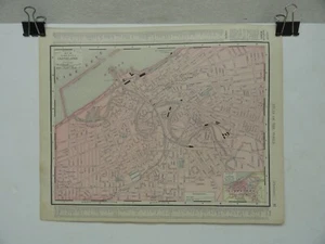 1895 Antique Map of Cleveland Ohio OH Vintage Atlas Page - Picture 1 of 4