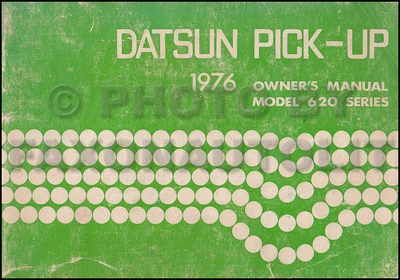 1976 Datsun Pickup Camion Proprietari Manuale 620 Guida Libro OEM Originale - Immagine 1 di 2