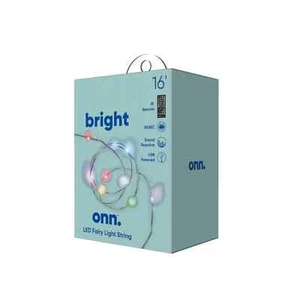 Bright Onn 16' LED Fairy Light String Remote Controlled New Sealed Lot of 2 - Picture 1 of 7