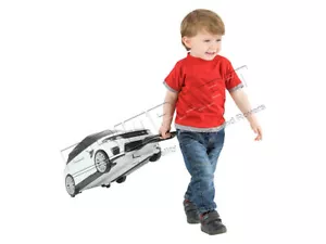 KIDS WHITE RIDE ON TOY CAR & SUITCASE - RANGE ROVER SPORT SVR CONVERTIBLE - Picture 1 of 1