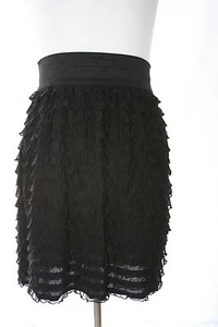 LUSH XS Junior Mujer Negra con Volantes Forma Ajustada Usada en Excelente Excelente Nordstrom - Imagen 1 de 2
