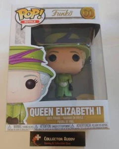 Funko Pop! Royals 01 Royal Wedding Green Queen Elizabeth II 2 2nd Pop Vinyl - Foto 1 di 1