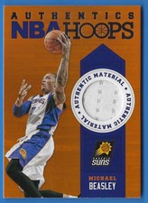 2013-14 Hoops Authentics Michael Beasley Jersey 1 Color #21 140619