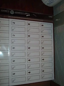 180 New Gartner Studios Graduation Address Labels Silver Motarboards Diplomas - Picture 1 of 1