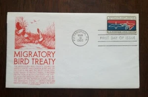US FDC # 1306 Migratory Bird Treaty 1966. - Picture 1 of 7