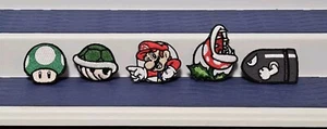 NEW Super Mario Bros Small Patchs Lot Of 5 Nintendo Characters Secure Back HTF - Picture 1 of 3