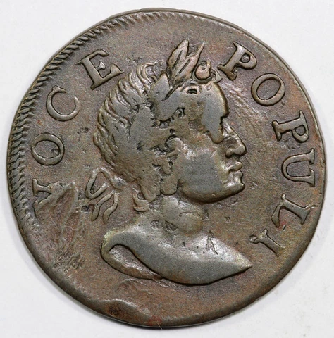 1760 N-7 Voce Populi Colonial Copper Cover