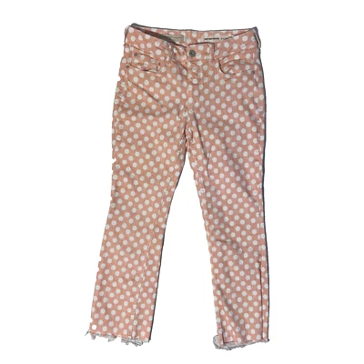 Anthropologie Pilcro and the Letterpress Polka Dot High Rise Boot Cut Pants 26 - Image 1 of 4