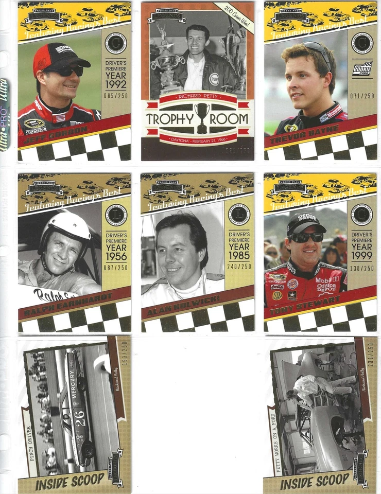 2011 Legends GOLD NUMBERED PARALLEL #75 Richard Petty #006/250!--1 CARD ONLY! - Image 1 of 1