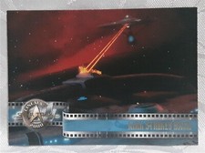 FLEER SKYBOX STAR TREK CINEMA 2000 TRADING CARD NUMBER 13 KIRK STRIKES BACK VGC