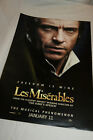 LES MISERABLES Oryginalny film 2012, plakat filmowy, Valjean, Hugh Jackman