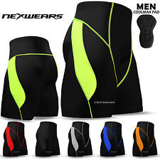 Mens Cycling Compression Padded Shorts Coolmax MTB Bicycle Bike Short S to 2XL