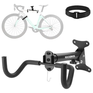 ROCKBROS Bike Wall Mount Sturdy Bike Rack Garage Horizontal Bicycle Storage Rack - Picture 1 of 13