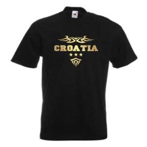 T-Shirt KROATIEN (Croatia) Ländershirt Fanshirt bedruckt S-5XL (WMS06-35a) - Bild 1 von 1