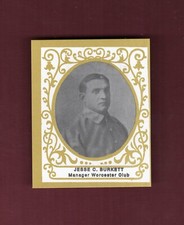1909 JESSE BURKETT, Worcester Busters (NENL) ~ RAMLY Tobacco T204 REPRINT card