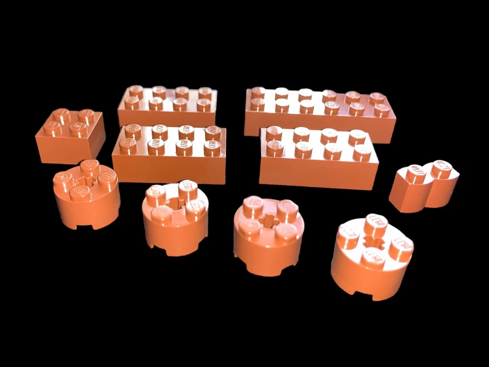 lot of 10 assorted Lego brown parts-combined shipping (BRN33) - Image 1 of 1