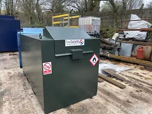 3,000 Litre Steel Bunded Fuel tank by Fuel Safe UK - CANCELLED ORDER IN STOCK - Picture 1 of 6