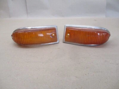 Opel Kadett A Blinkerglas Lichtscheibe Chrom Rand Blinker SET SWF NEU original - Bild 1 von 4