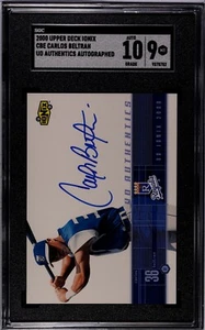 2000 Upper Deck Ionix #CBE Carlos Beltran SGC 9 - Picture 1 of 2