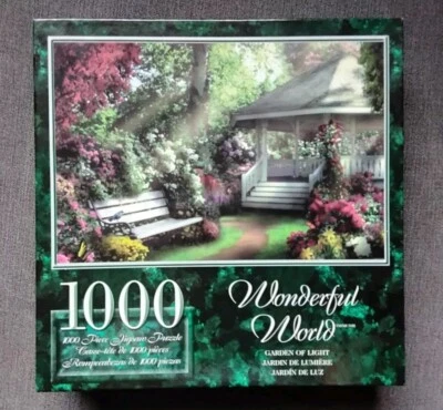 Wonderful World  1000 Piece Jigsaw Puzzle. Garden of Light NEW - Image 1 of 2