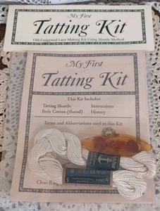 NEU IN VERPACKUNG VINTAGE 2004 MEIN ERSTES TATTING KIT ARTIKEL 4002 HISTORISCHES FOLK SPIELZEUG - Bild 1 von 4