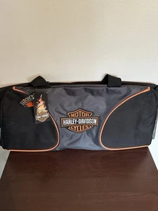 Harley-Davidson Logo Palestra Borsone Viaggio Notte Bagaglio Nuovo Con Etichetta - Foto 1 di 6
