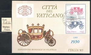 F_V_22 - FOGLIETTI VATICANO.1985 "ESPOSIZIONE MONDIALE DI FILATELIA". MNH - Picture 1 of 1