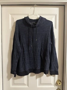 Banana Republic Hoodie blau Herren L - 65% Baumwolle 35% Leinen - leicht gebraucht - Bild 1 von 4