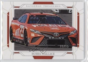 2022 Panini National Treasures Cars Holo Silver /15 Bubba Wallace #44 - Imagen 1 de 4