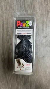 Protex Pawz Rubber Dog Boots XS Black - Picture 1 of 2
