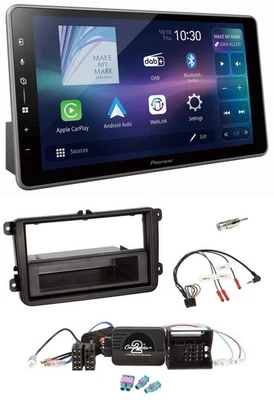 Pioneer Bluetooth USB DAB Lenkrad Autoradio für VW Passat Polo Scirocco Sharan T - Bild 1 von 4