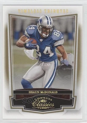 2008 Donruss Classics Timeless Tributes Gold /50 Shaun McDonald #35 - Image 1 of 2