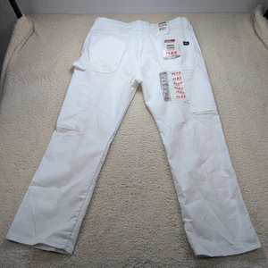 Pantalones Dickies Carpenter Painter Para Hombre 38x30 Blanco Calce Relajado Flex Ropa de Trabajo Nuevos con Etiquetas - Imagen 1 de 10