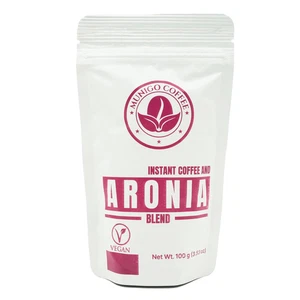 Aronia Kaffee, natürliche Mischung, gesundes Getränk. Bio Aronia Kaffee mit Antioxid - Bild 1 von 12