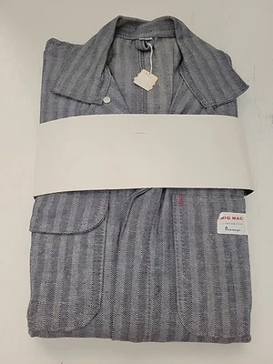 Vintage Big Mac Sanforized Herringbone Twill Work Coveralls Denim 40R New Unused - Image 1 of 4