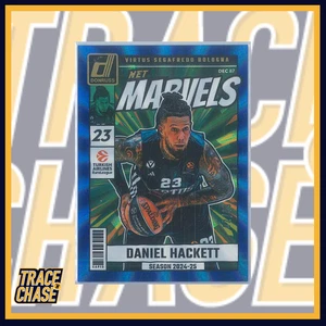 2024-25 Panini Donruss Euroleague Daniel Hackett Net Marvels Blue Laser 42/49 #1 - Picture 1 of 3