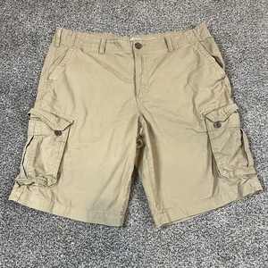 Urban Pipeline Shorts Mens 40 Brown Cargo Hits At Knee 12" Utility Canvas - Picture 1 of 10