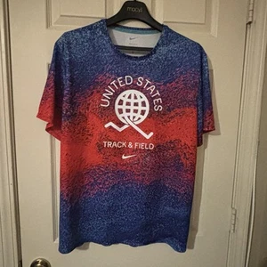 Nike United States Of America Track And Field Men’s Large Olympic Jersey - Picture 1 of 11