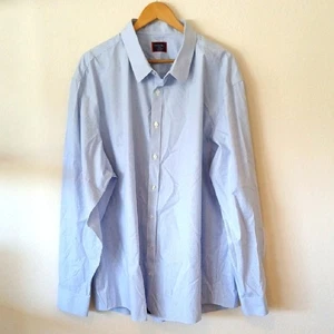 Untuckit Blue Pinstripe Big And Tall Shirt XXXLC - Picture 1 of 4