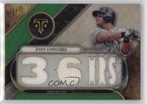 Topps Triple Threads Relics Emerald 2017/18 Evan Longoria #TTR-EL1 - Imagen 1 de 3