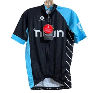 Pactimo Cycling Jersey Men’s Medium Blue NUUN Full Zip Polyester Blend NWT - Picture 1 of 10