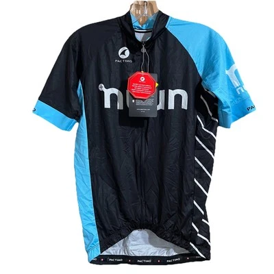 Pactimo Cycling Jersey Men’s Medium Blue NUUN Full Zip Polyester Blend NWT - Image 1 of 4