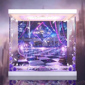 Acrylic Display Box Fit for 1/7 Honkai Impact 3 Kiana Kaslana Figure w/LED Light - Picture 1 of 12